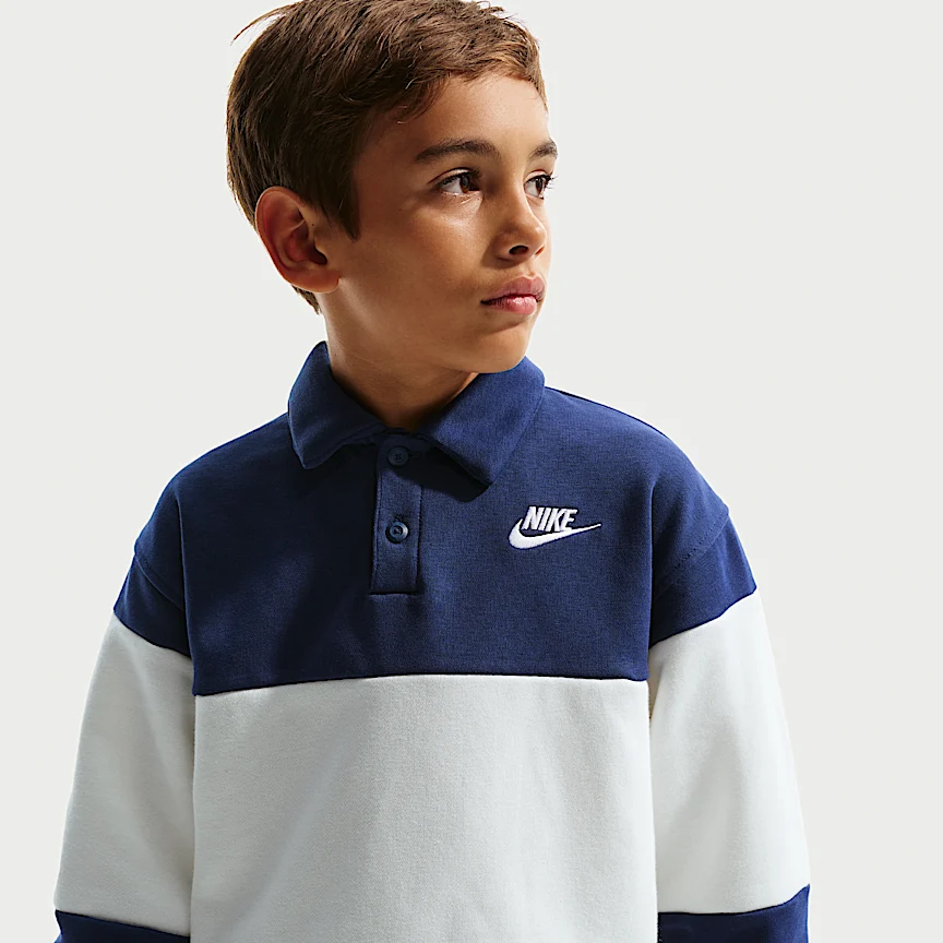 NIKE スポーツウェア クラブ — ジュニア フレンチテリー ラグビー - Image 3