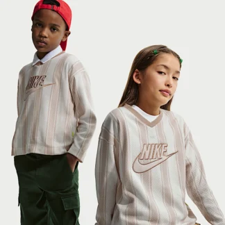 NIKE Sportswear Collection — Big Kids' Long-Sleeve Mesh Jersey