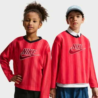 NIKE Sportswear Collection — Big Kids' Long-Sleeve Mesh Jersey