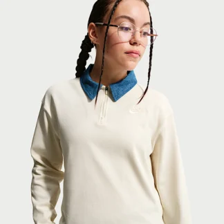 NIKE Sportswear Collection — Big Kids' (Girls') Long-Sleeve Polo Top