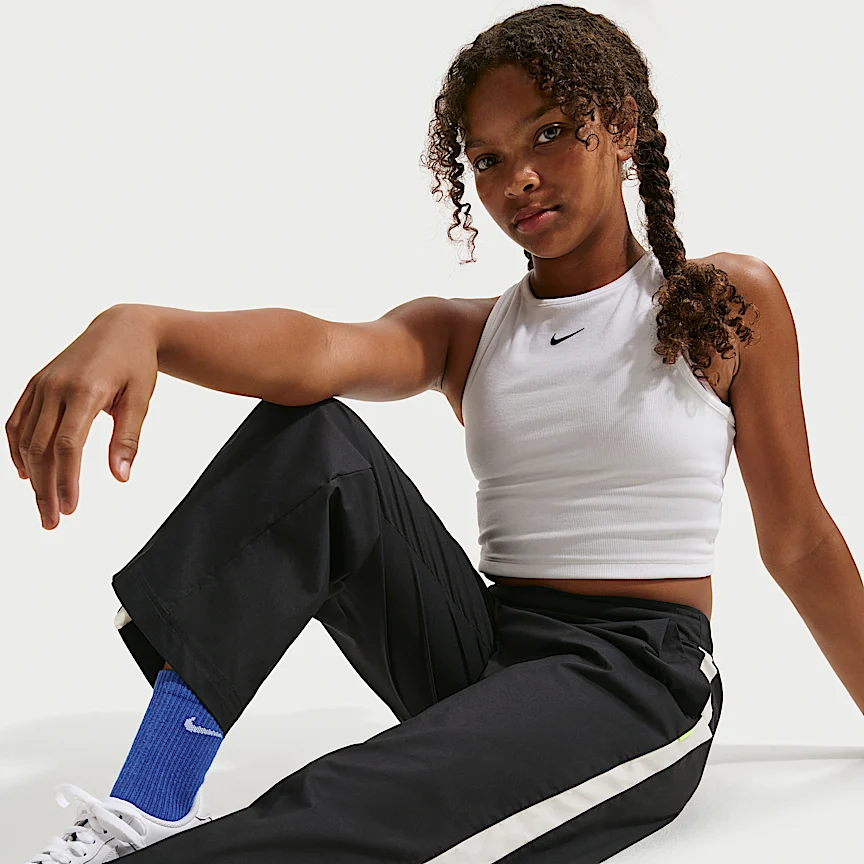 NIKE Sportswear Collection — Big Kids' (Girls') Woven Pants - Image 4