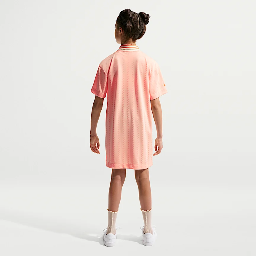 NIKE Sportswear — Big Kids' (Girls') Short-Sleeve Jersey Dress - Image 5