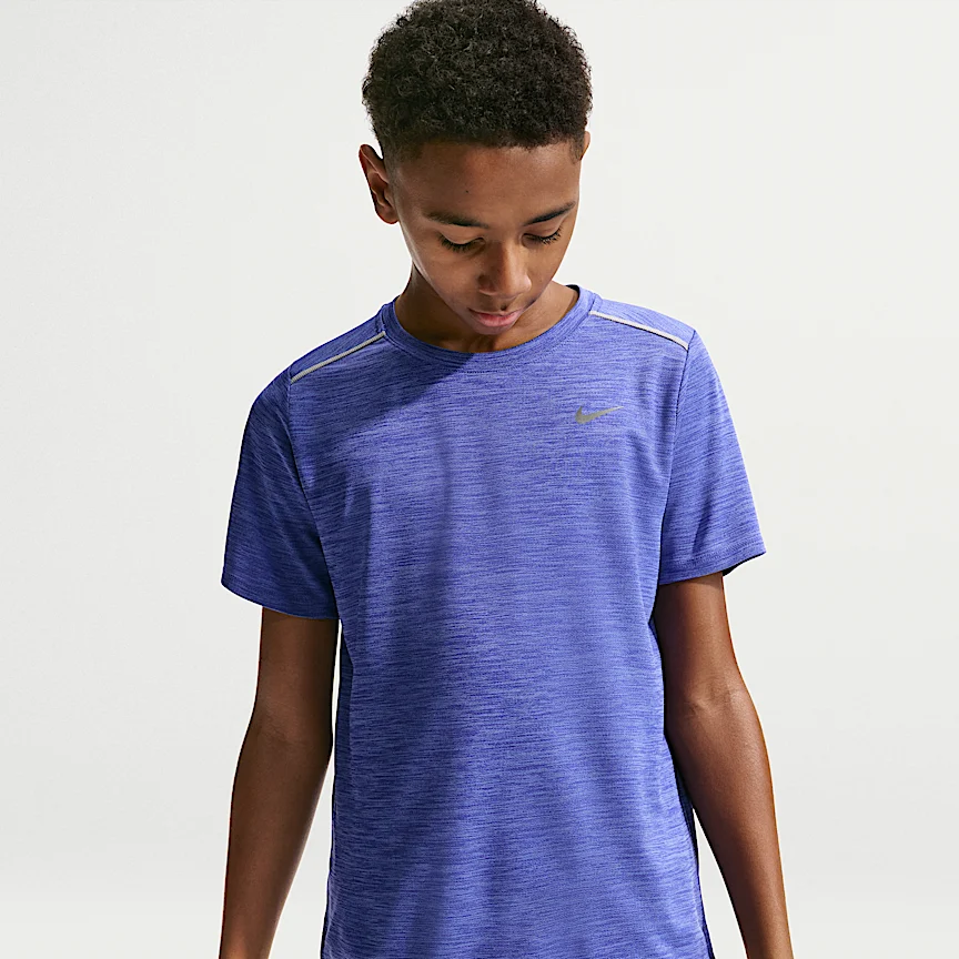 NIKE Miler — Big Kids' Dri-FIT Short-Sleeve Top