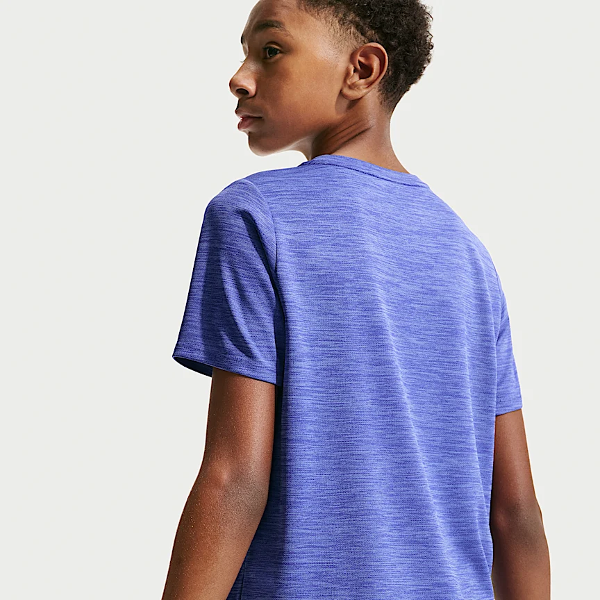 NIKE Miler — Big Kids' Dri-FIT Short-Sleeve Top - Image 2