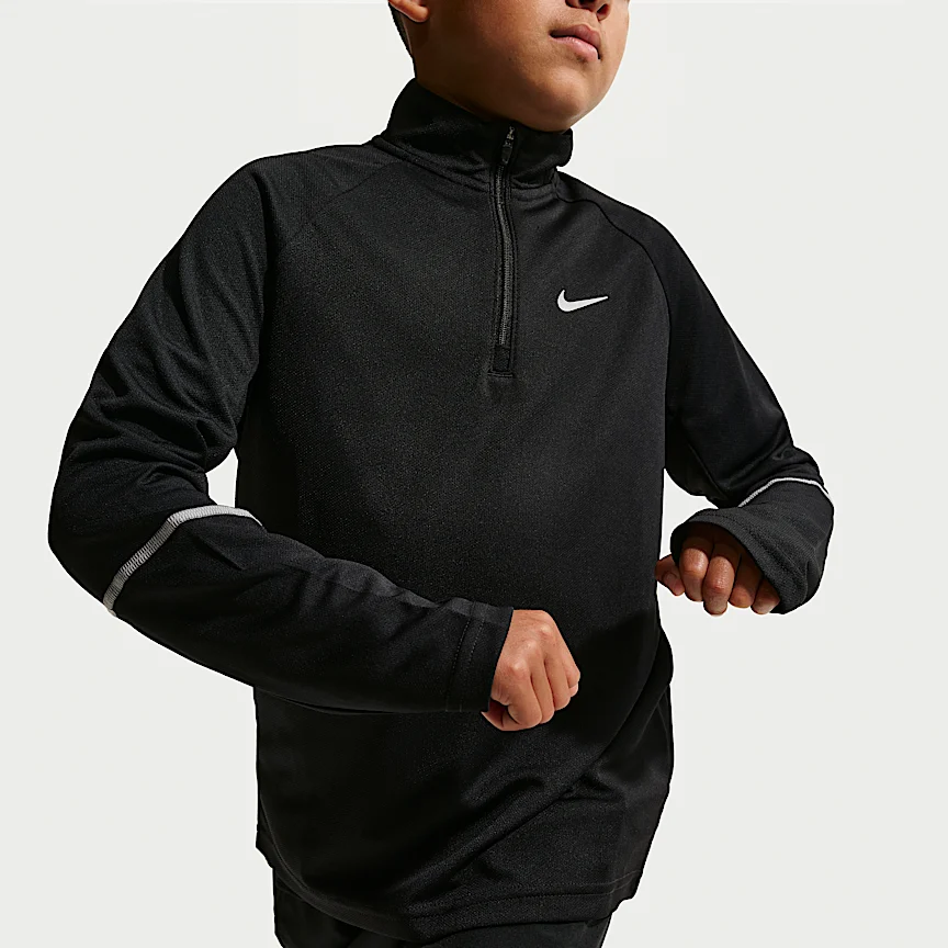 NIKE Miler — Big Kids' Dri-FIT 1/2-Zip Top - Image 3
