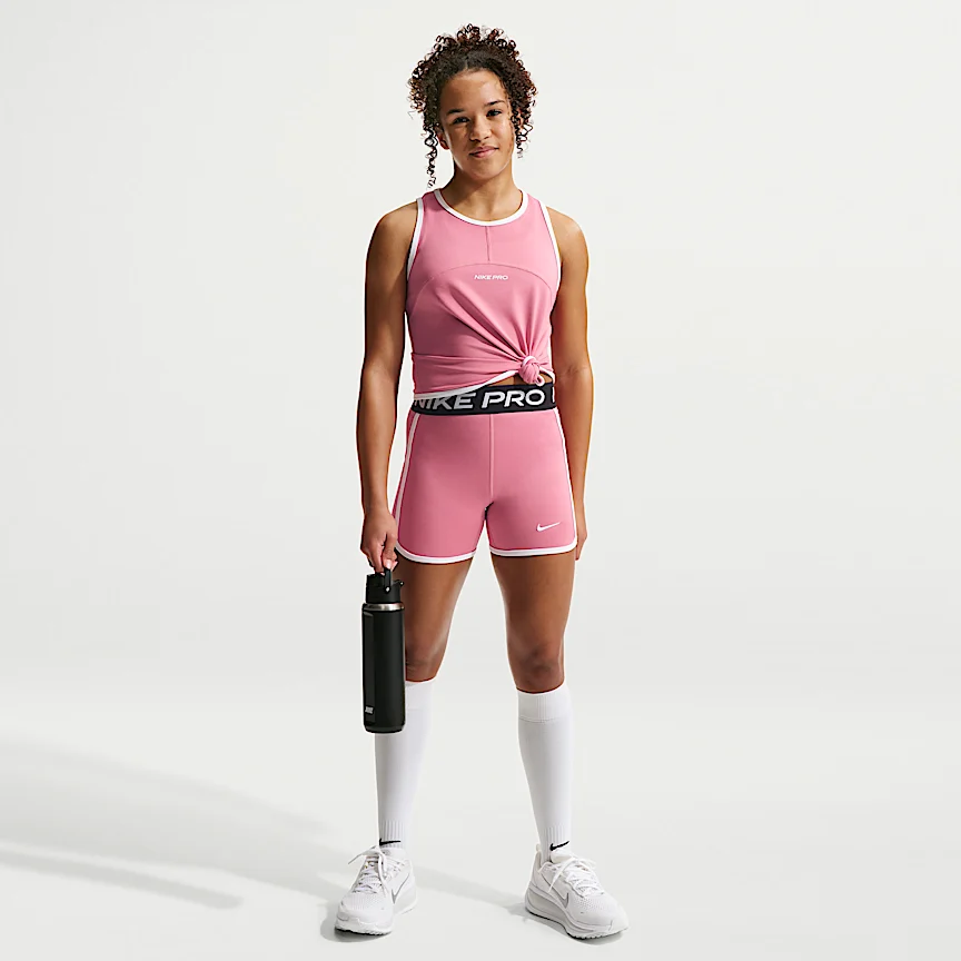 NIKE プロ — ガールズ Dri-FIT 8cm ショートパンツ