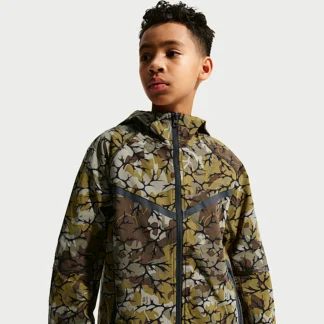 NIKE スポーツウェア テック ウーブン — ジュニア (ボーイズ) フルジップ トップス