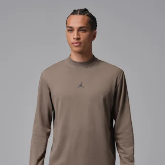 NIKE Jordan Sport — Men's Dri-FIT Golf Long-Sleeve Mock Neck Sweatshirt