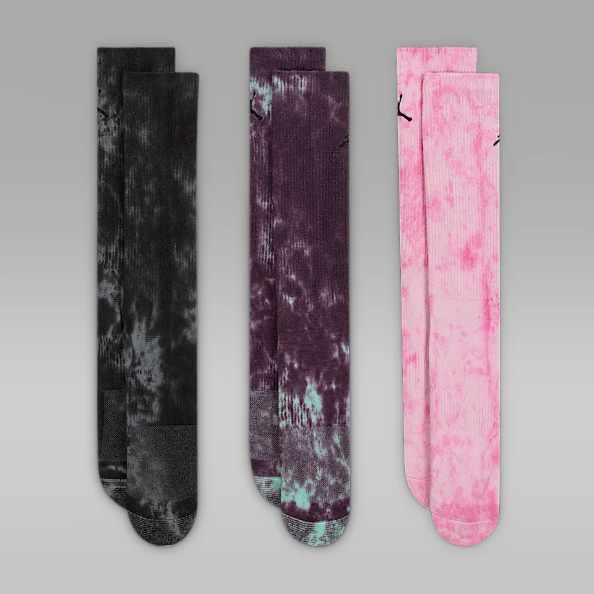 NIKE Jordan Everyday Plus — Festival Crew Socks (3 Pairs) - Image 2