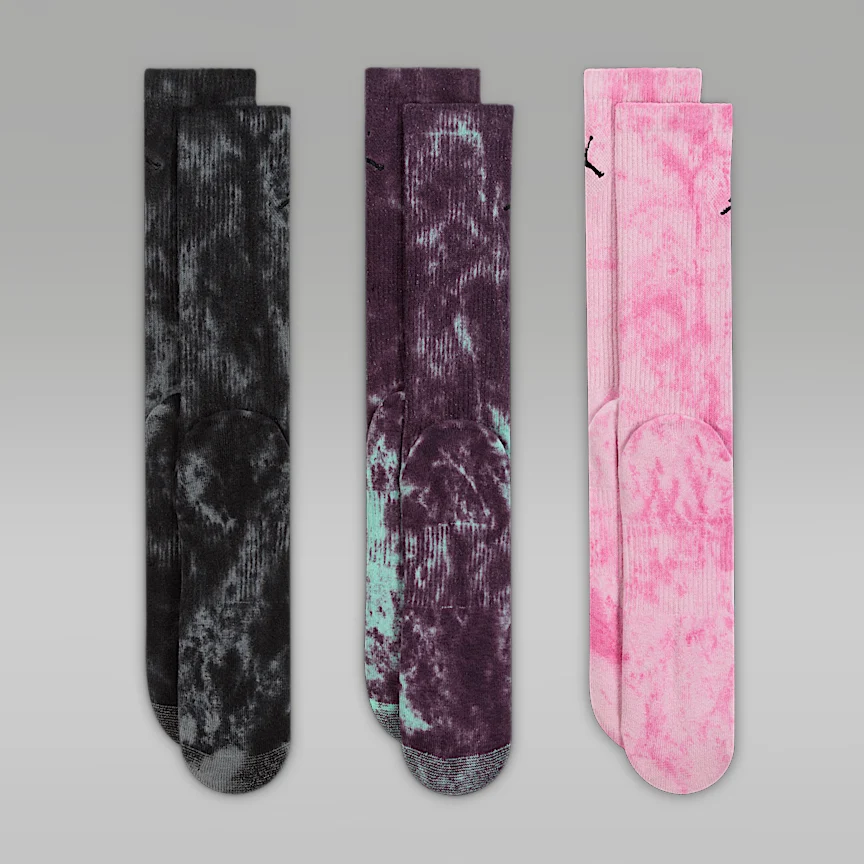 NIKE Jordan Everyday Plus — Festival Crew Socks (3 Pairs) - Image 3
