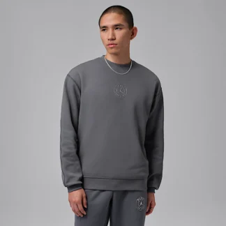 NIKE Pari Sanjeruman (PSG) Hoop Fleece — Men's Crewneck Sweatshirt