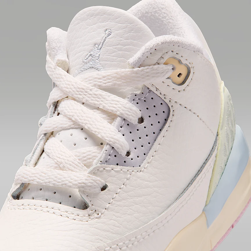 NIKE Jordan 3 Retro "Sail and Jade Aura" — Baby Shoes - Image 7