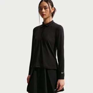 NIKE ゴルフクラブ — ウィメンズ Dri-FIT UV ロングスリーブ ゴルフポロ