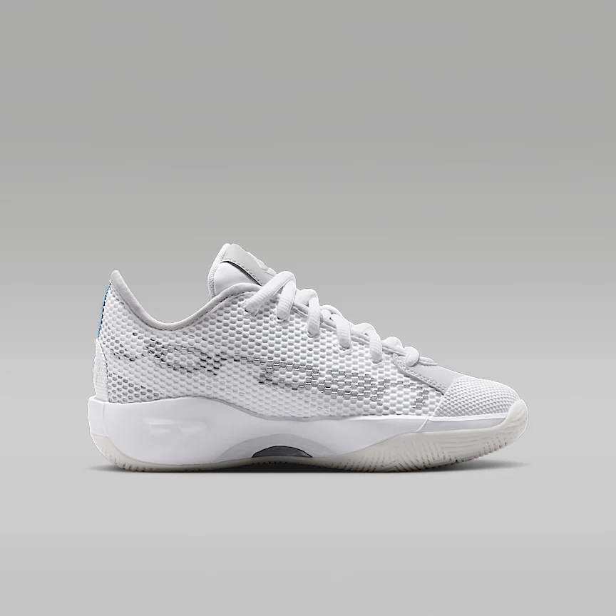 NIKE Luka 77 "Triple White" — Big Kids' Basketball Shoes - Image 3