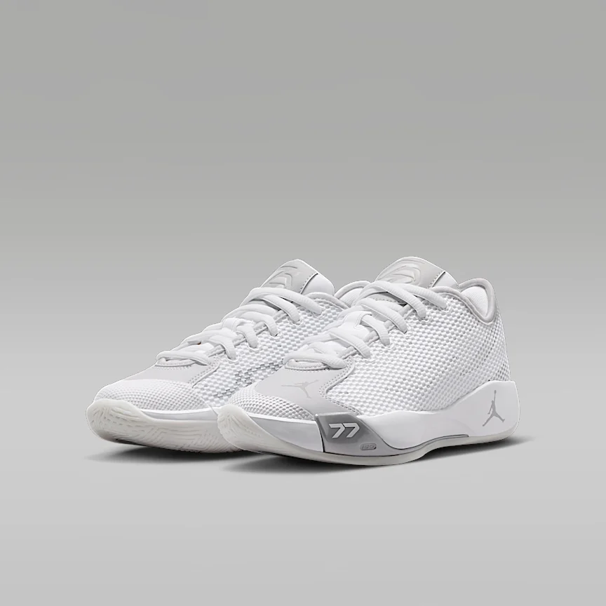 NIKE Luka 77 "Triple White" — Big Kids' Basketball Shoes - Image 5
