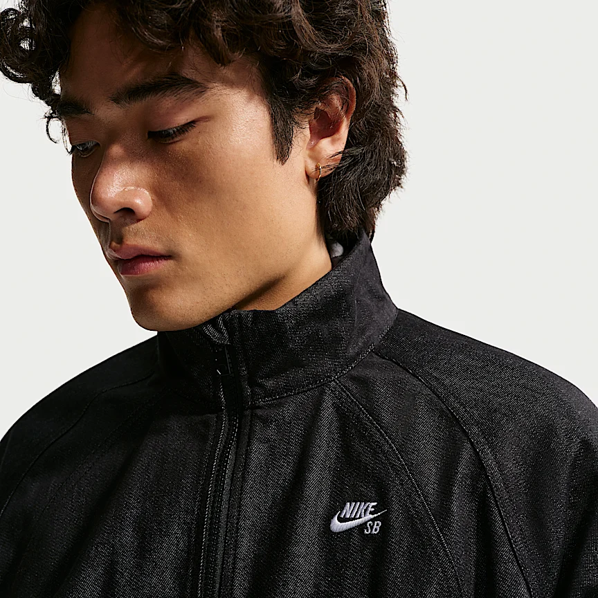 NIKE SB — デニム フルジップ トラックジャケット - Image 3