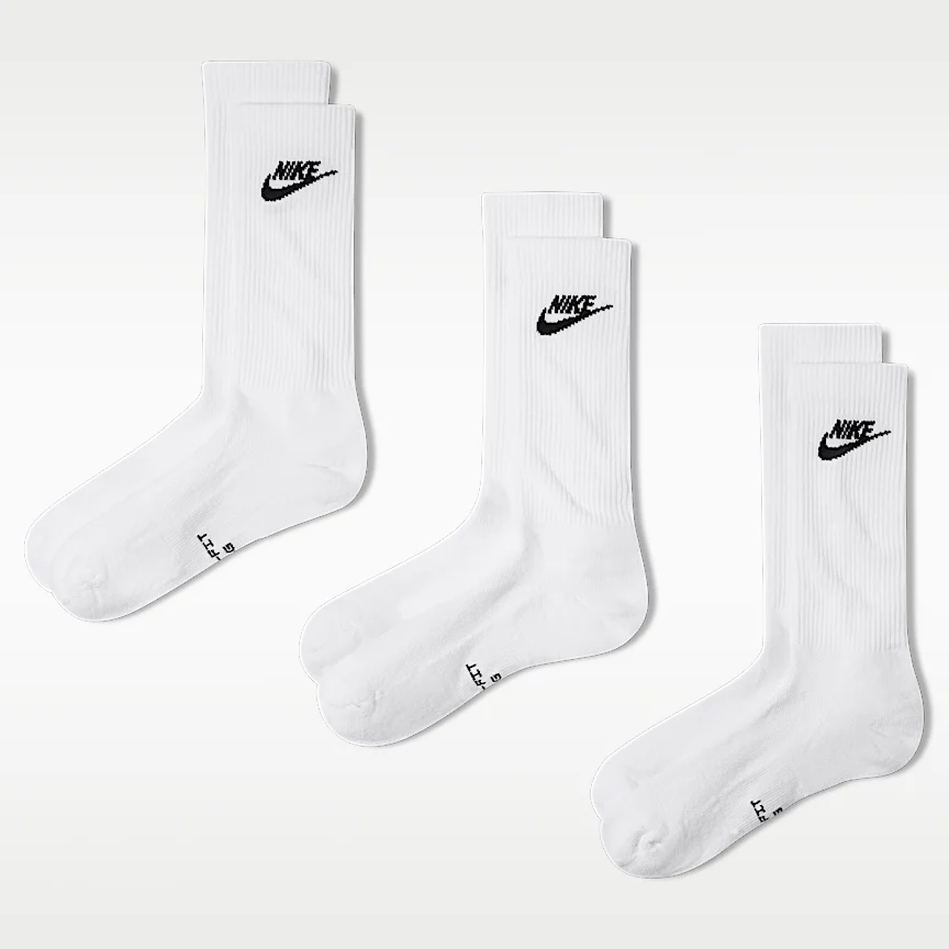 NIKE Everyday Elevated — Crew Socks (3 Pairs)