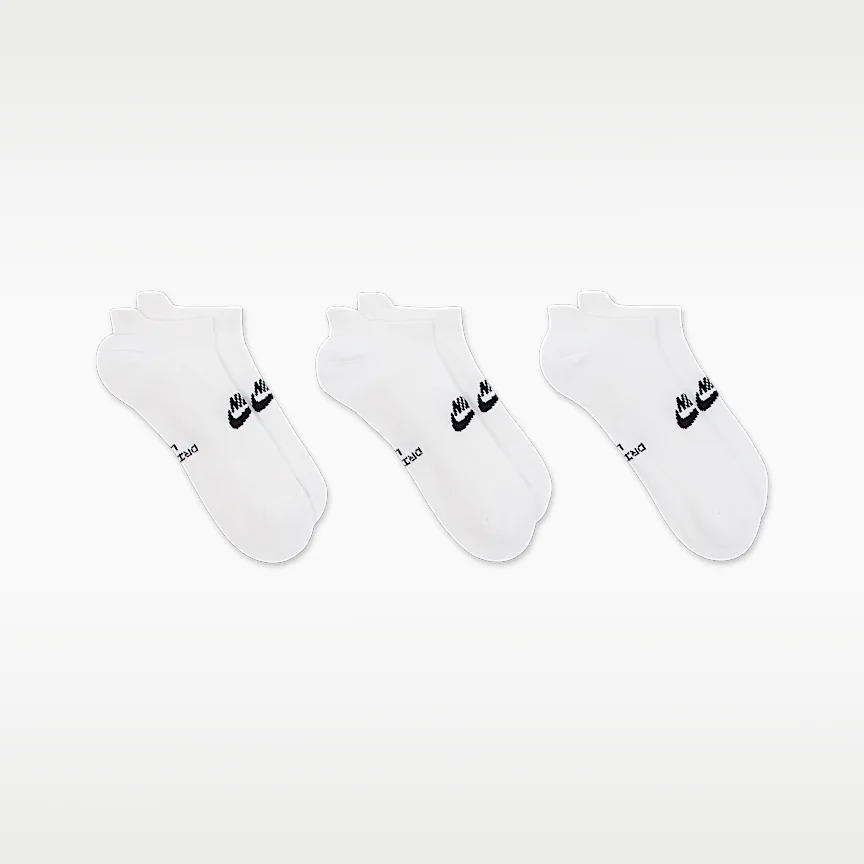 NIKE エブリデイ エレベーテッド — ノーショウ ソックス (3足) - Image 3