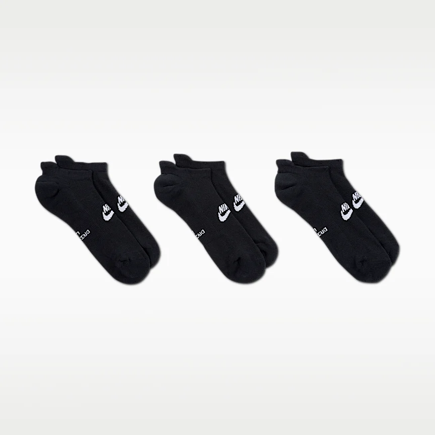 NIKE エブリデイ エレベーテッド — ノーショウ ソックス (3足) - Image 3