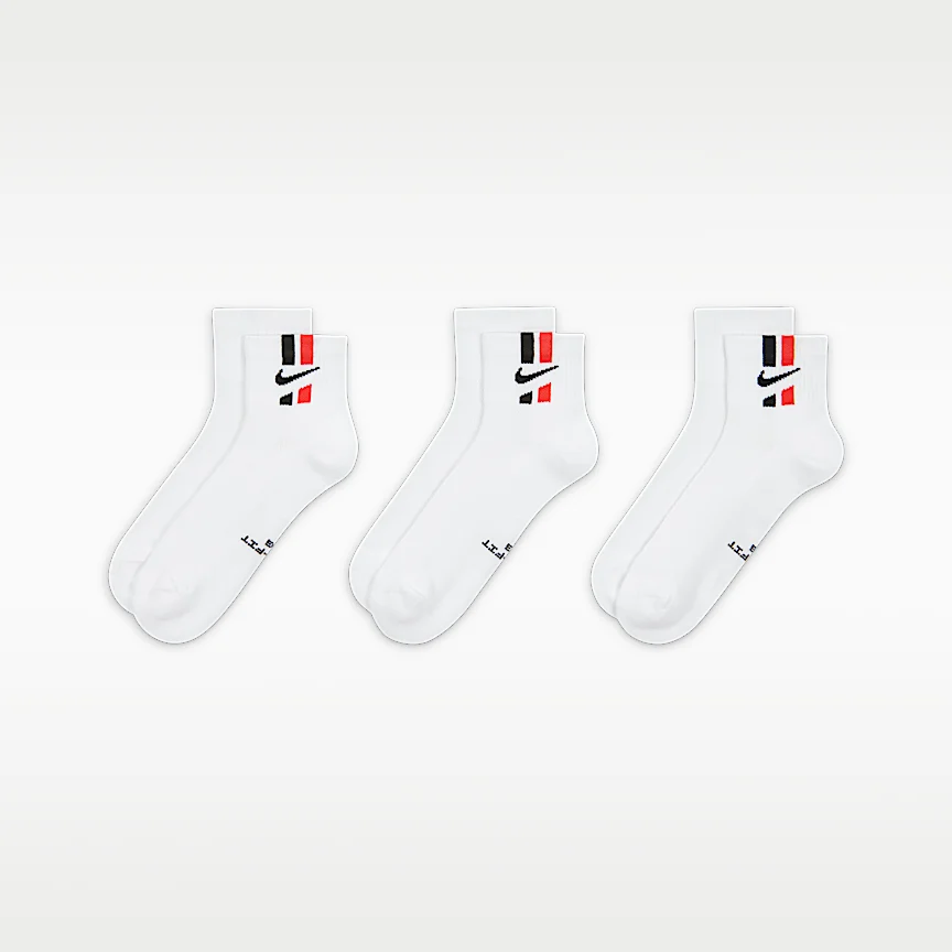 NIKE エブリデイ エレベーテッド — アンクル ソックス (3足) - Image 2
