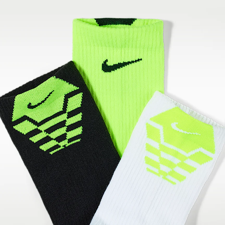 NIKE エブリデイ エレベーテッド スポーツ — クルー ソックス (3足) - Image 2