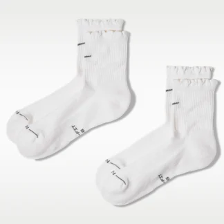 NIKE Everyday Elevated — Scallop Micro-Crew Socks (2 Pairs)