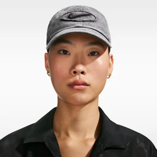 NIKE Club — Unstructured Denim Patch Cap