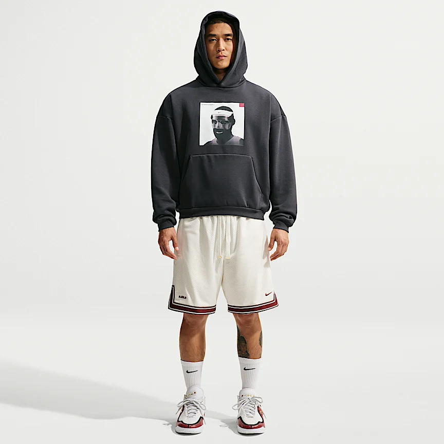 NIKE レブロン "Masked Menace" — メンズ Therma-FIT バスケットボールパーカー - Image 4