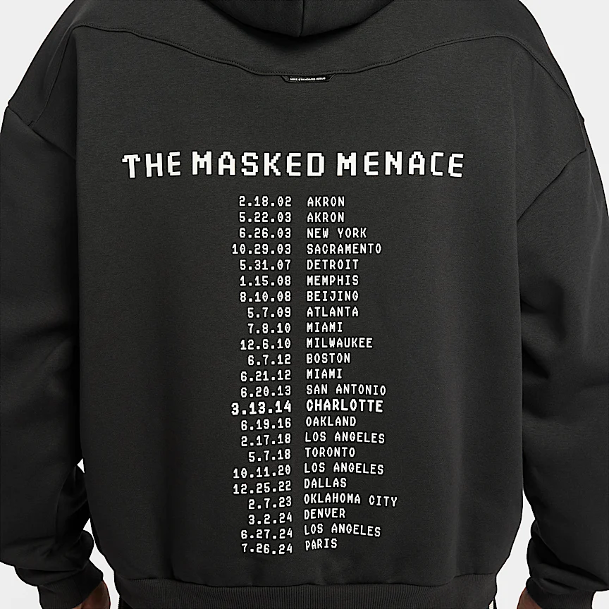NIKE レブロン "Masked Menace" — メンズ Therma-FIT バスケットボールパーカー - Image 7
