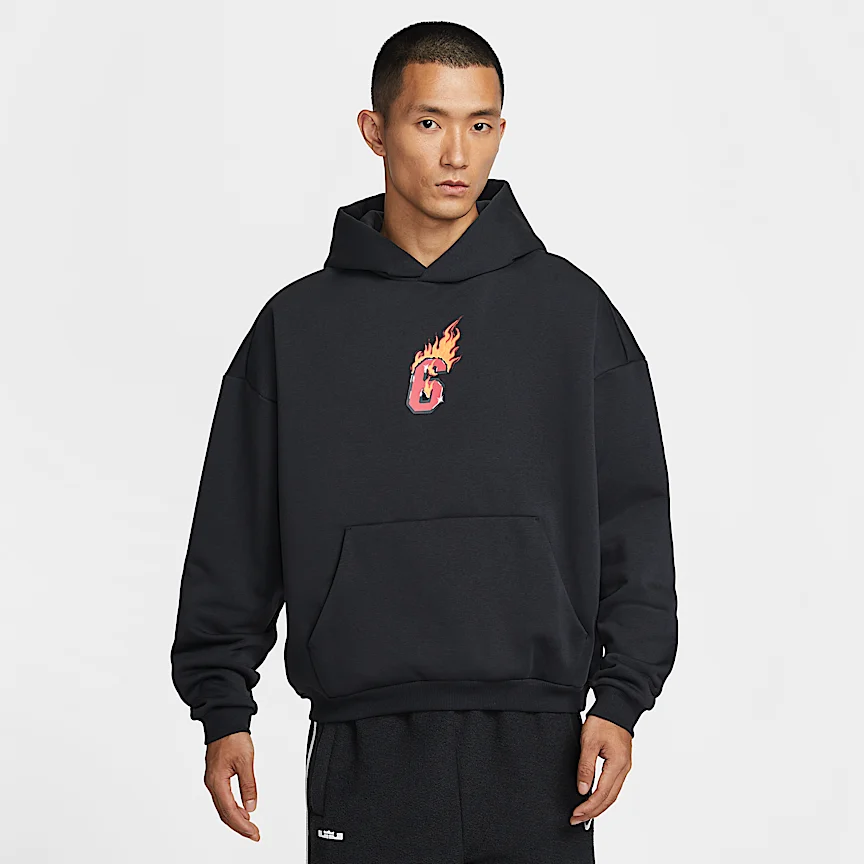 NIKE レブロン "Good Intentions" — メンズ Therma-FIT ブラッシュド プルオーバー バスケットボールパーカー