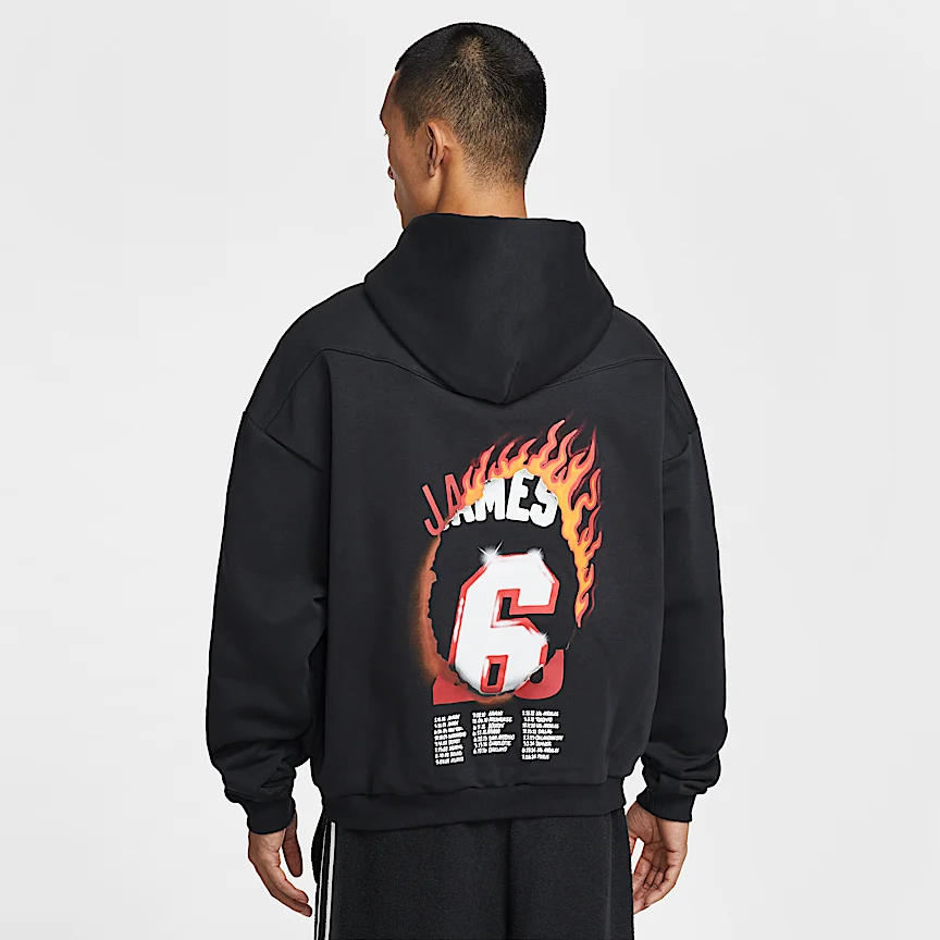 NIKE レブロン "Good Intentions" — メンズ Therma-FIT ブラッシュド プルオーバー バスケットボールパーカー - Image 2