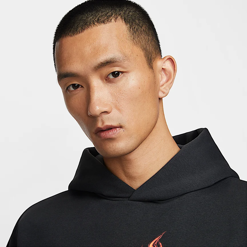 NIKE レブロン "Good Intentions" — メンズ Therma-FIT ブラッシュド プルオーバー バスケットボールパーカー - Image 3