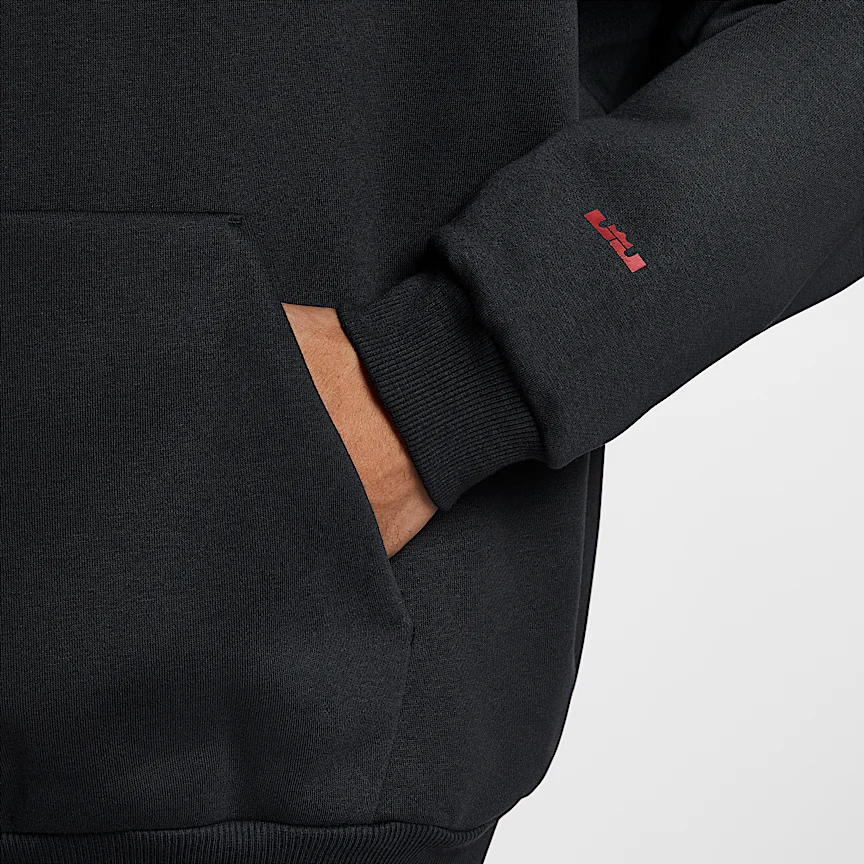 NIKE レブロン "Good Intentions" — メンズ Therma-FIT ブラッシュド プルオーバー バスケットボールパーカー - Image 5