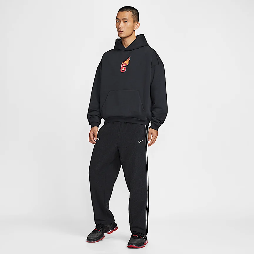 NIKE レブロン "Good Intentions" — メンズ Therma-FIT ブラッシュド プルオーバー バスケットボールパーカー - Image 8