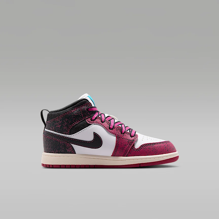 NIKE Jordan 1 MID SE — Little Kids' Shoes - Image 3