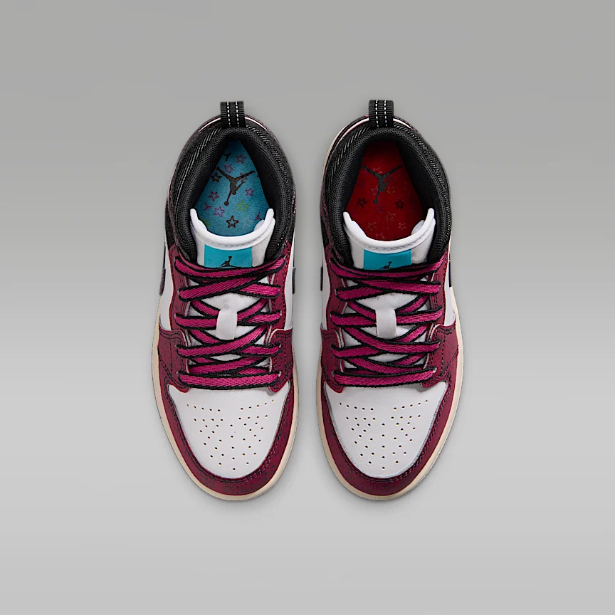 NIKE Jordan 1 MID SE — Little Kids' Shoes - Image 4