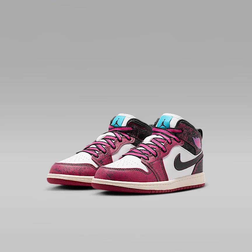 NIKE Jordan 1 MID SE — Little Kids' Shoes - Image 5