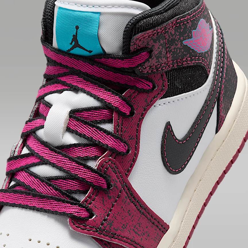 NIKE Jordan 1 MID SE — Little Kids' Shoes - Image 7