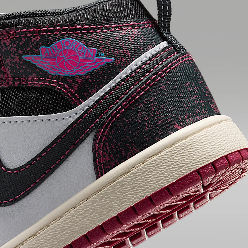 NIKE Jordan 1 MID SE — Little Kids' Shoes - Image 8