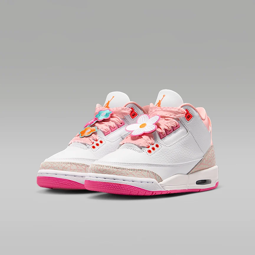 NIKE Air Jordan 3 Retro — Big Kids' Shoes - Image 5