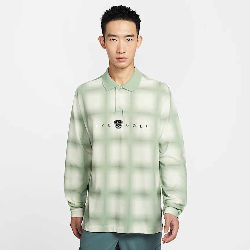 NIKE フェアウェイ フレッシュ — メンズ Dri-FIT ロングスリーブ ルーズフィット ゴルフポロ