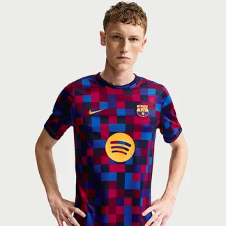 NIKE FC Barcelona Home — Men's Nike Dri-FIT Soccer Pre-Match Top