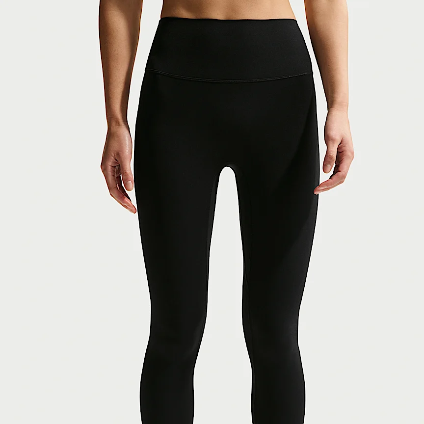 NIKE ゼンビー — ウィメンズ ハイウエスト フルレングス (10分丈) レギンス フロントシームなし - Image 2