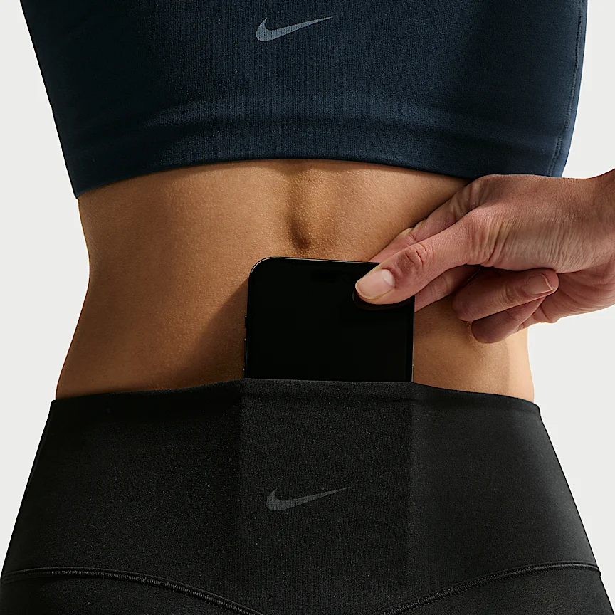 NIKE ゼンビー — ウィメンズ ハイウエスト フルレングス (10分丈) レギンス フロントシームなし - Image 6
