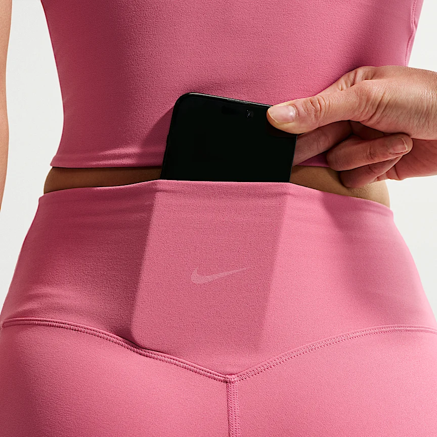 NIKE ゼンビー — ウィメンズ ハイウエスト フルレングス (10分丈) レギンス フロントシームなし - Image 6