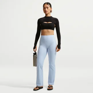 NIKE ゼンビー — ウィメンズ ハイウエスト フレア レギンス フロントシームなし