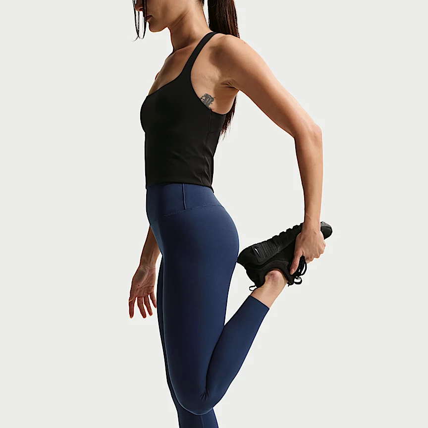 NIKE ゼンビー — ウィメンズ ハイウエスト アンクル (9分丈) レギンス フロントシームなし - Image 4