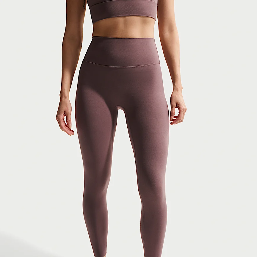 NIKE ゼンビー — ウィメンズ ハイウエスト アンクル (9分丈) レギンス フロントシームなし - Image 2