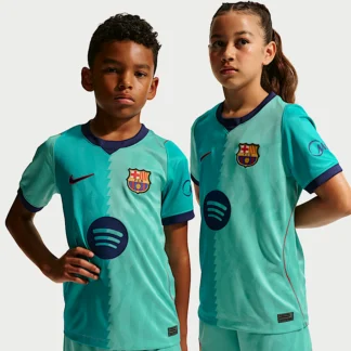 NIKE FCバルセロナ 2026/27 スタジアム サード — ジュニア Nike Dri-FIT サッカー レプリカ ユニフォーム