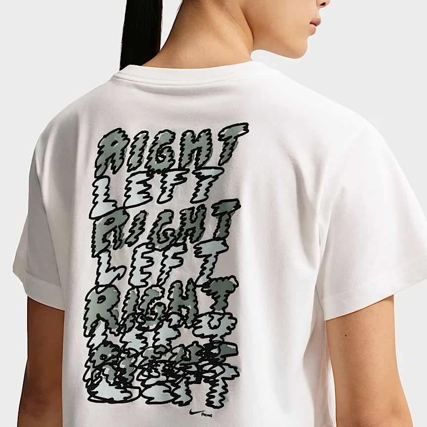 NIKE スウィフト — ウィメンズ Dri-FIT ショートスリーブ クロップド ランニング Tシャツ - Image 2